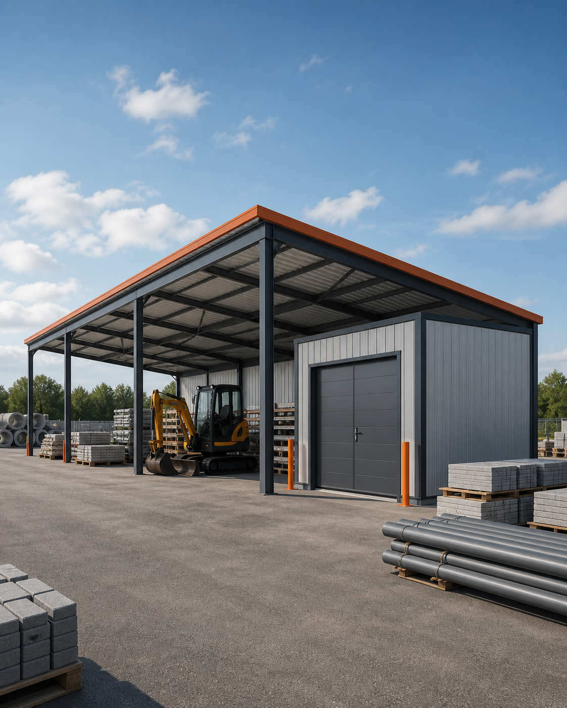 Construction depot facilities